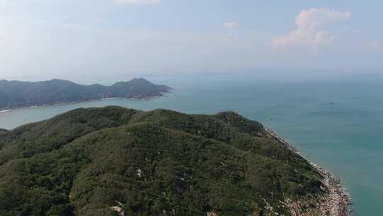 广东汕头航拍南澳岛海滩风景