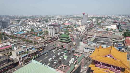 河南开封鼓楼开封相国寺历史文化古建筑