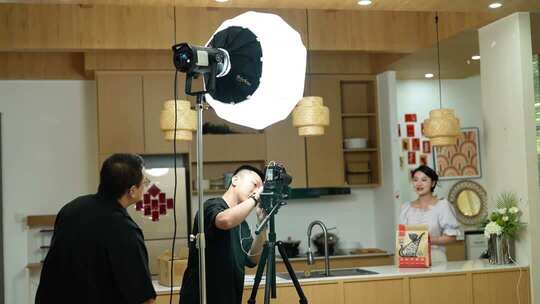 短视频信息流拍摄现场花絮