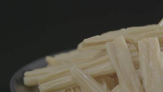 腐竹腐皮豆制品LOG视频素材