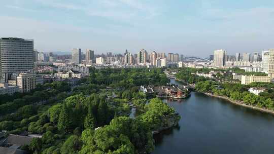 宁波 天一阁 月湖景区 5A景区 航拍