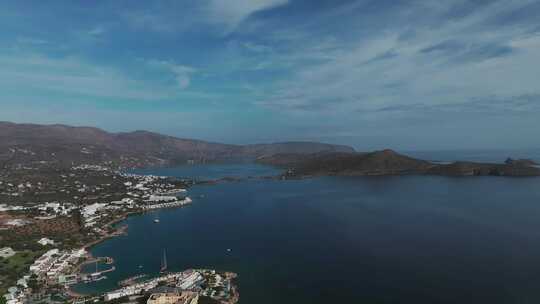 海，城市，海岸，海洋