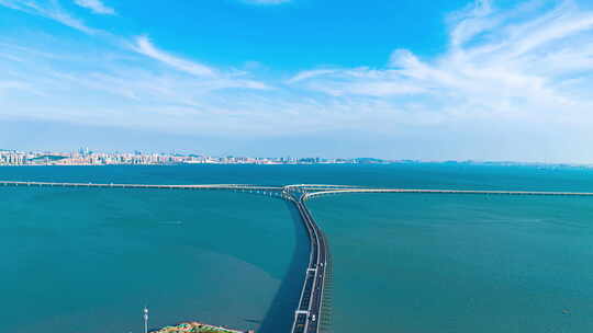 2023青岛跨海大桥延时航拍
