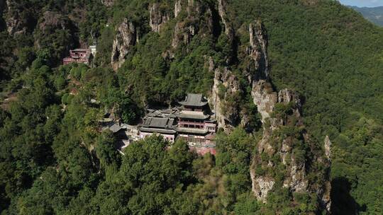 航拍温州南雁荡山自然风景