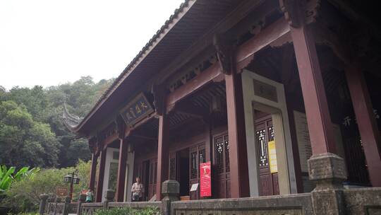 杭州飞来峰韬光寺建筑风景