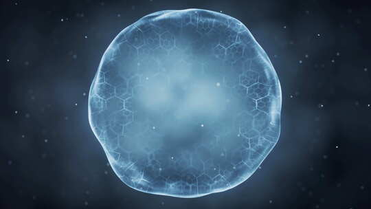 动画 蓝色 分子 细胞