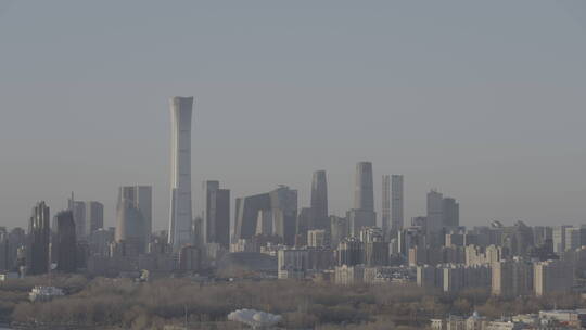 北京国贸日出视频素材模板下载