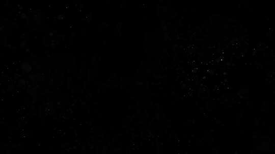 黑色背景白色粒子特效	