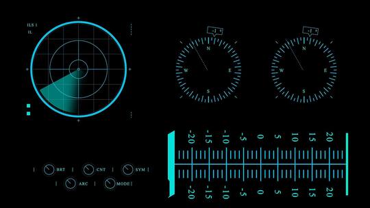 高科技科HUD动画元素