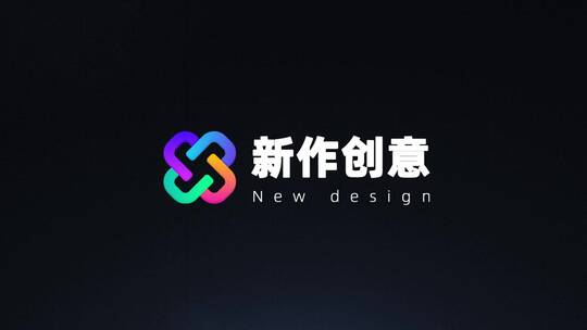 故障 闪烁 神秘 logo 创意