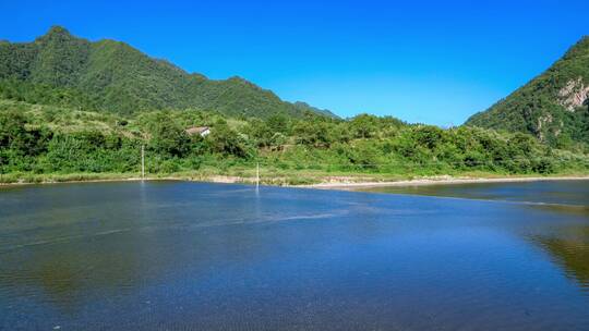 宣传片美丽乡村安康平利延时实拍视频