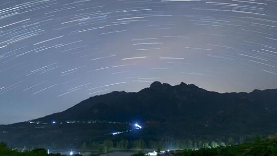 野外星空摄影 星轨延时