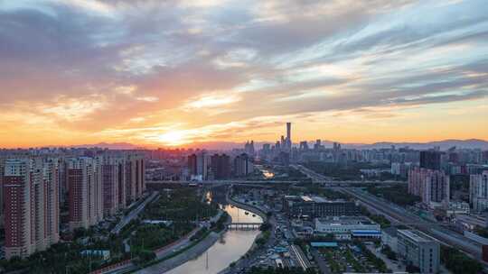 北京城市风光延时摄影