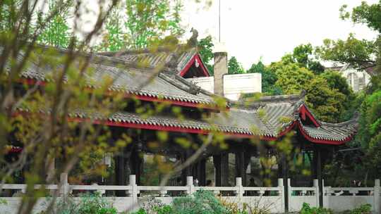 中式园林古朴人文历史建筑