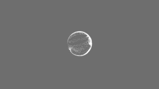 科技粒子球体【透明背景】