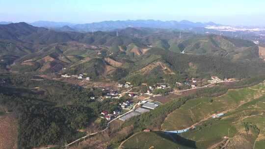 原创拍摄莫干山山野田园风光群山山区乡村