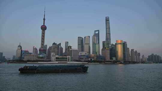 上海陆家嘴城市建筑群视频素材模板下载