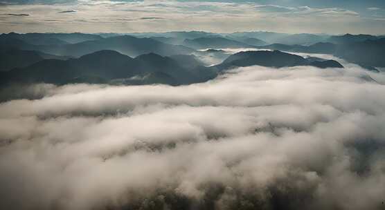 唯美风光日出日落云海风景唯美开场航拍中国