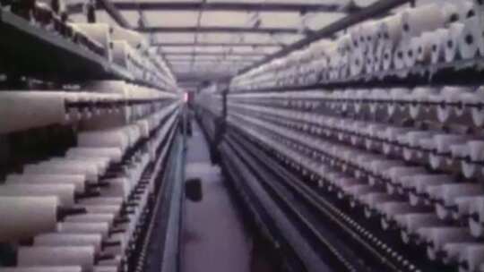 70 80年代纺织厂 工业视频素材模板下载