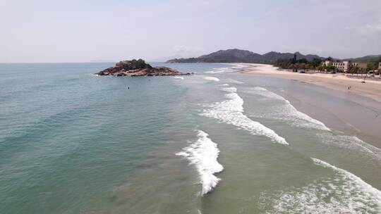 惠东狮子岛冲浪爱好者视频素材模板下载