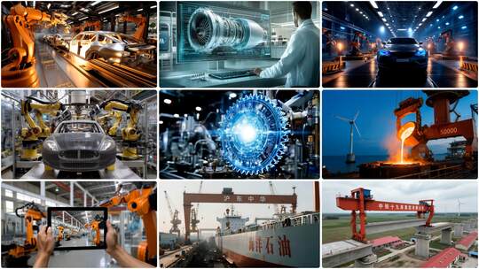 智能制造科技工业汽车智能工厂 机械工厂