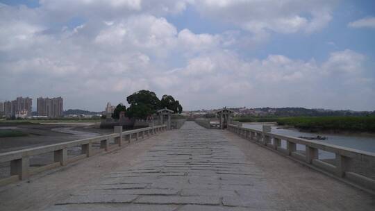 福建洛阳桥石桥泉州文化古迹万安桥四大名桥
