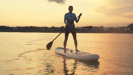 充气，海滩，Sup，海