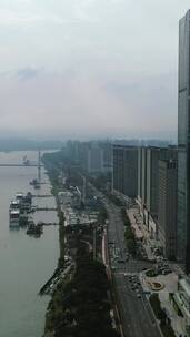 航拍湖北宜昌三峡旅游度假区