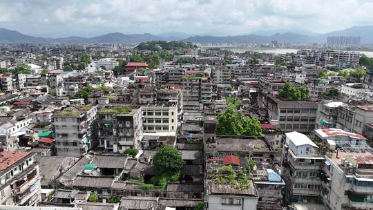 潮州古城牌坊街航拍