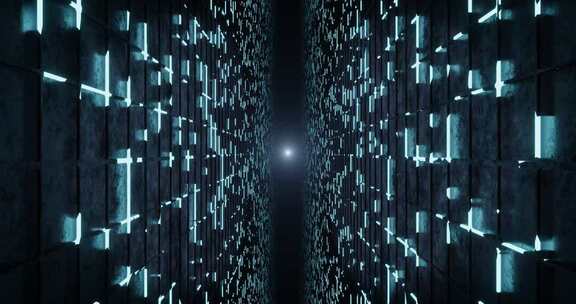 科技感隧道背景素材