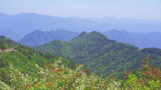 杭州临安大明山牵牛岗群山风景