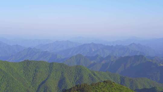 杭州临安大明山牵牛岗群山风景