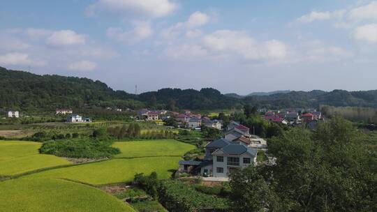 旅游景点湖南常德桃花源5A景区航拍