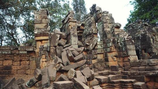 吴哥窟，寺庙，柬埔寨，古建筑