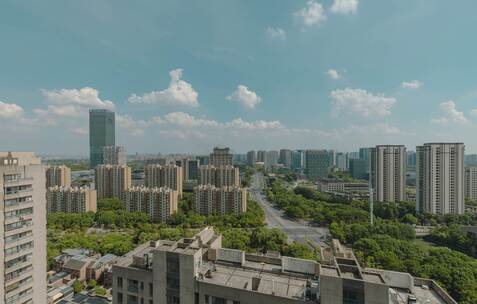 4K视频|上海嘉定城市风光