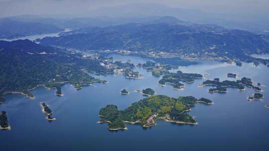 水库自然风光千岛湖