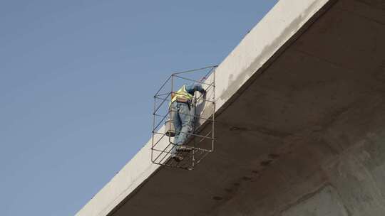 城市建设工地施工场景视频素材模板下载