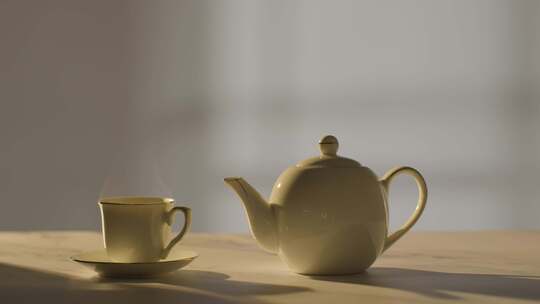 茶壶 茶杯 茶文化视频素材模板下载