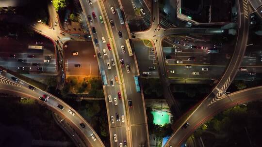 航拍福州闽江尤溪洲大桥道路江景