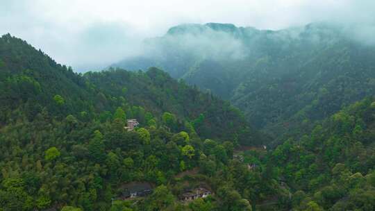 广西贺州大冲土瑶乡村春天美景