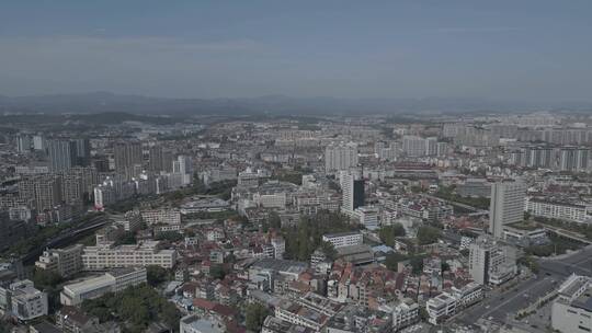 永康城区航拍：大润发附近城区