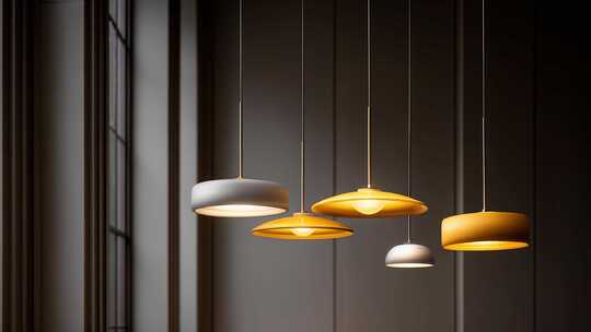 现代简约吊灯营造温馨氛围