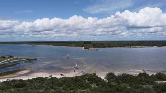 巴西Jericoacoara。巴西东北部度假旅行的热带风景。