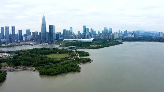 4K航拍深圳城市全景