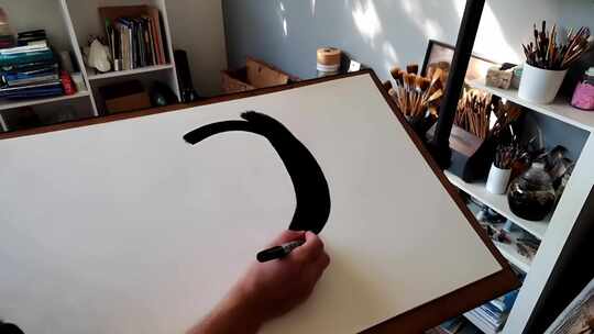 室内手绘画作素材