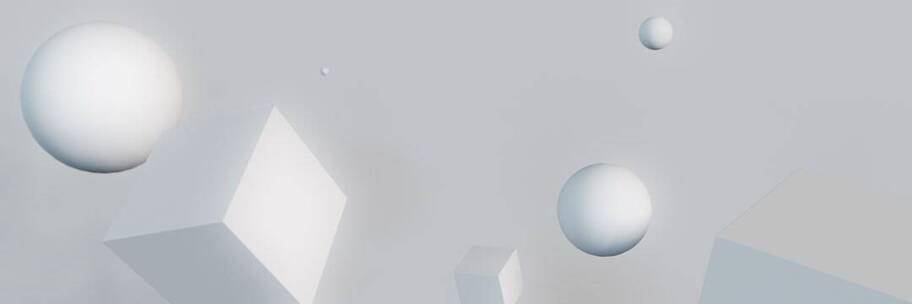 动态旋转几何体光影舞台背景