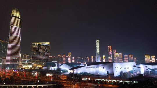 长沙北辰三角洲夜景1