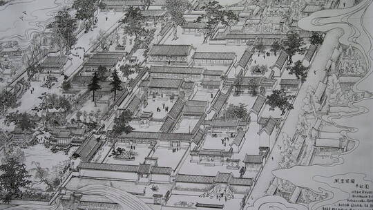 北京四合院建筑图历史文化建筑立体图