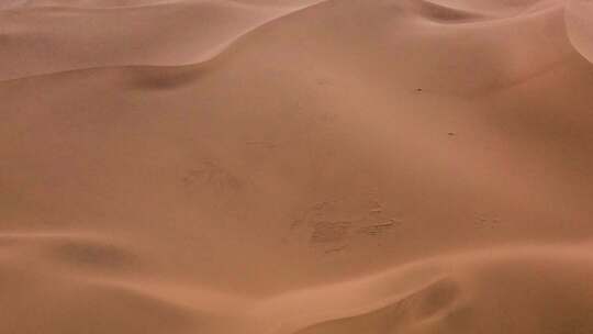 沙漠黄沙风沙自然风光