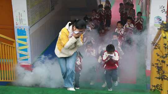 幼儿园消防安全演练